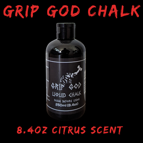 GRIP GOD (Citrus Scent) Liquid Chalk For Deadlifts and Home Gym